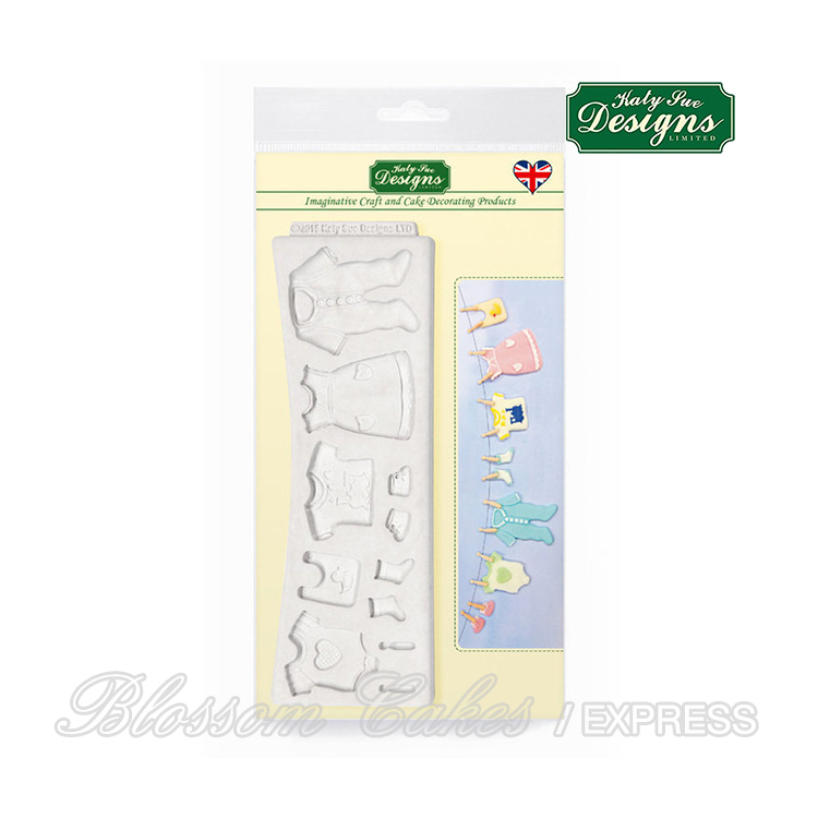 Katy Sue Baby Clothes Washing Line - Silicone Mould