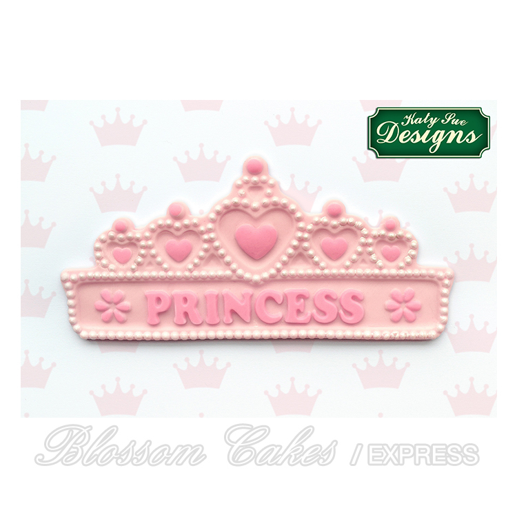 Katy Sue Princess Tiara Banner - Silicone Mould