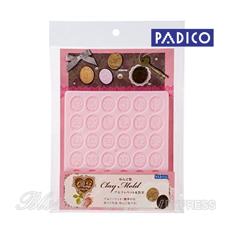 Padico Clay Mold - Alphabet & Numbers
