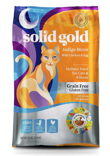 Solid Gold 素力高無殼物抗敏雞肉貓糧 12LBS