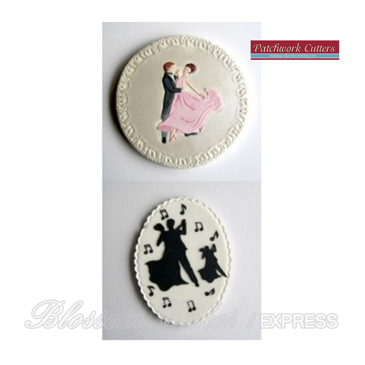 'Dancing Figures' Patchwork Cutters