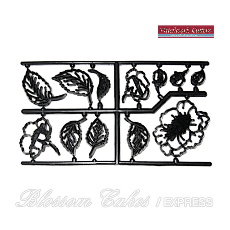 'Wild Rose' Patchwork Cutters