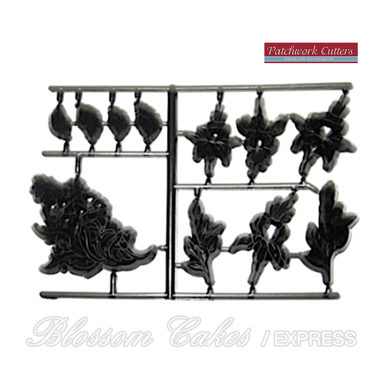 'Floral Lace & Fuchsia' Patchwork Cutters