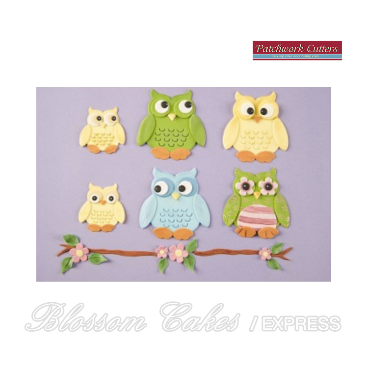 'Owl Set' Patchwork Cutters