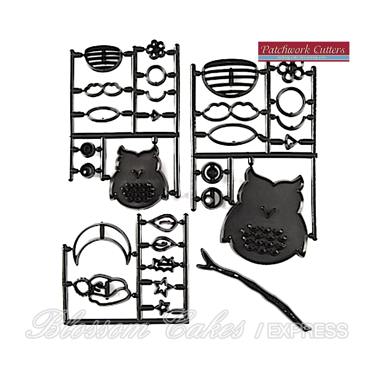 'Owl Set' Patchwork Cutters