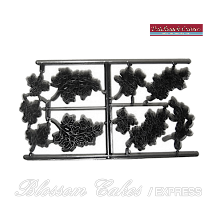 'Mini Holly, Ivy & Mistletoe' Patchwork Embossers