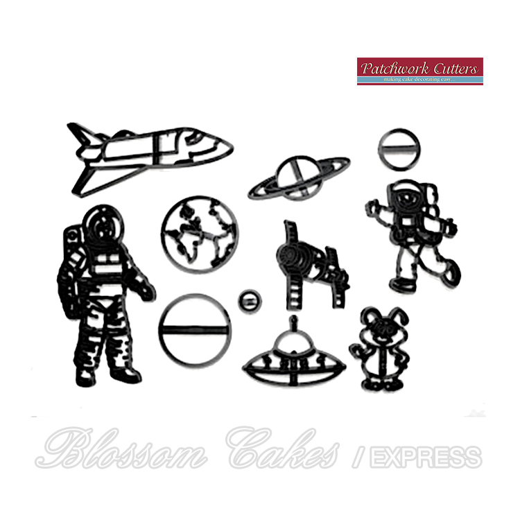 'Space Set' Patchwork Cutters