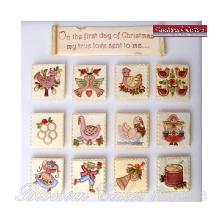 '12 Days of Christmas' Patchwork Cutters
