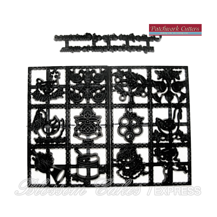 '12 Days of Christmas' Patchwork Cutters