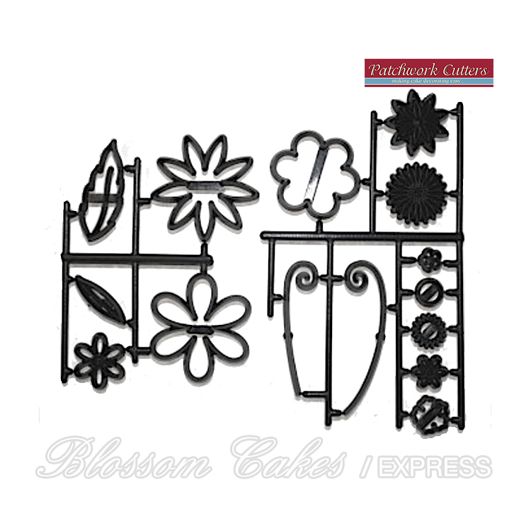 'Fantasy Flowers' Patchwork Cutters