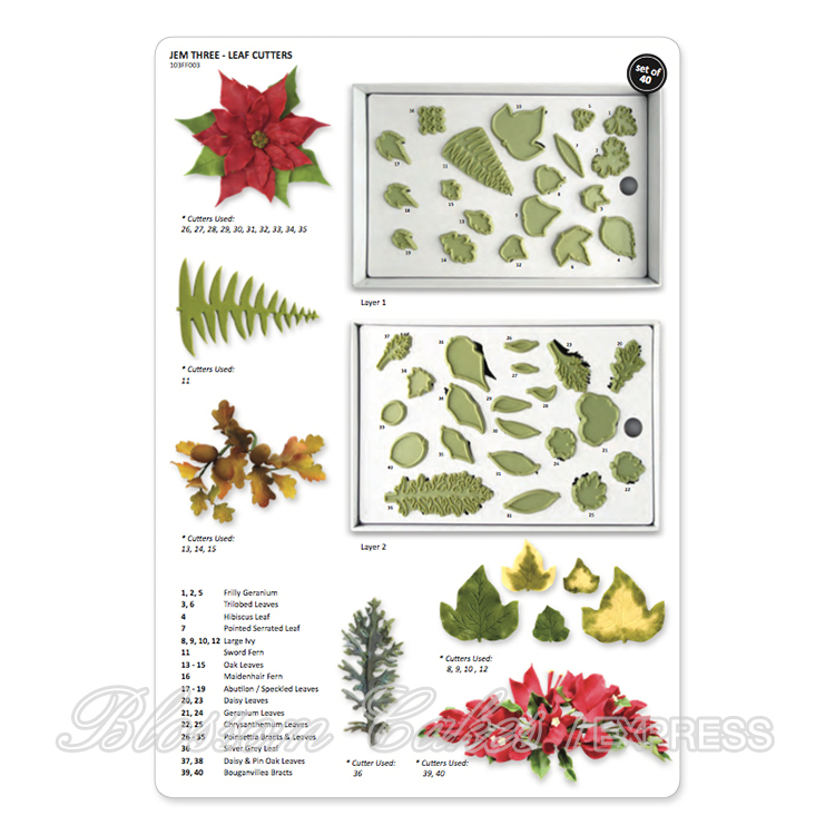 JEM 3 - Leaf Cutters, Set of 40