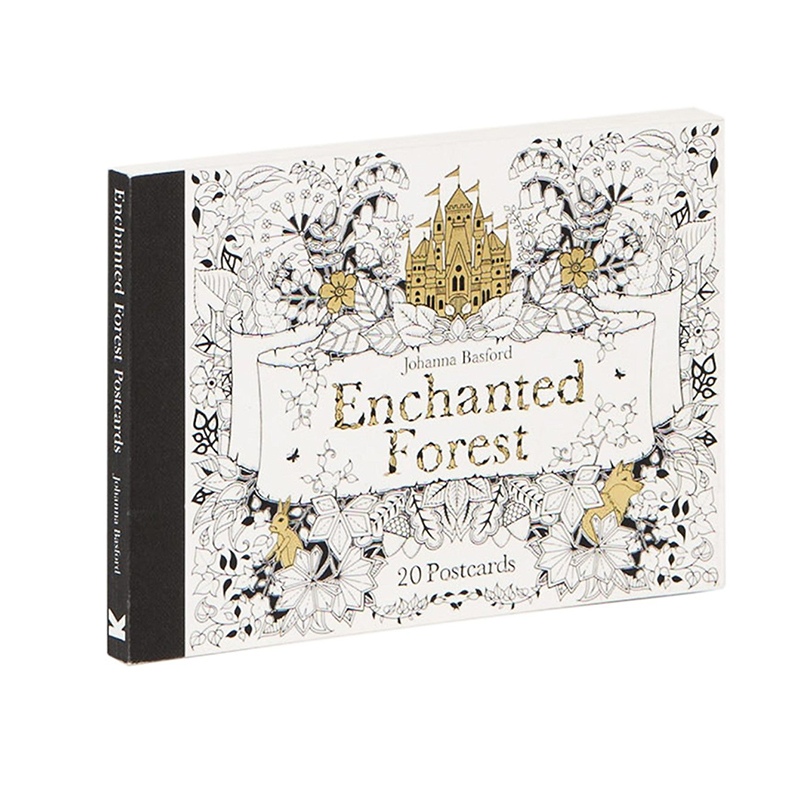 Enchanted Forest 魔法森林 - 手繪明信片組(20張)
