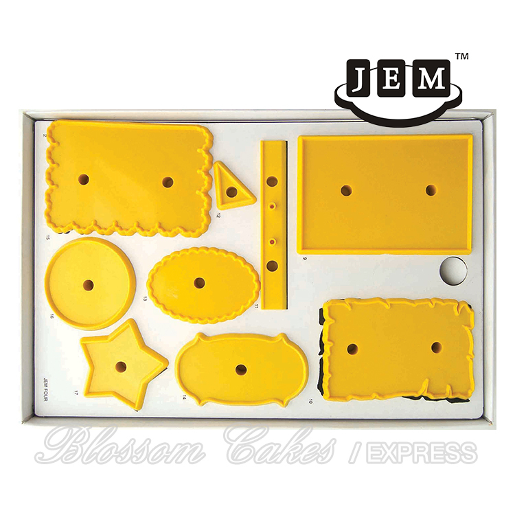 JEM 4 - Small Plaque Cutters, Set of 17