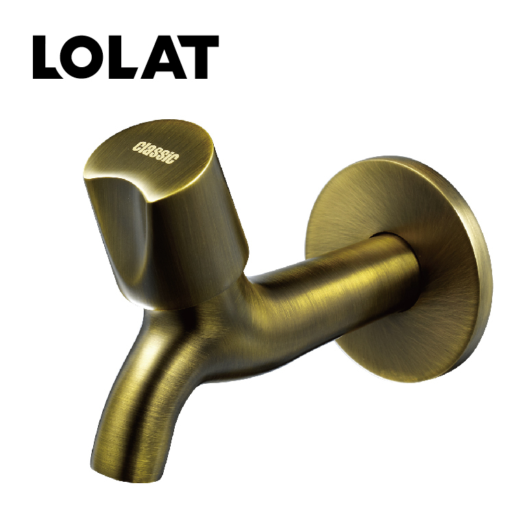 LOLAT簡約長栓水龍頭-霧青古銅C1002JAB