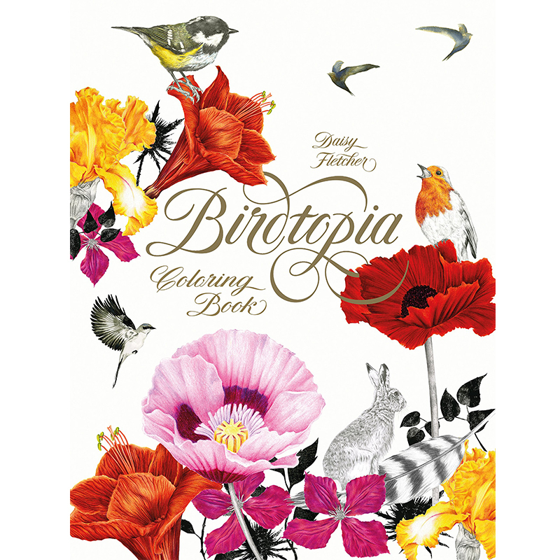 Birdtopia 花鳥樂園 - 手繪著色本(A4)