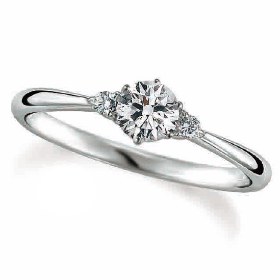 18K白金天然鑽石戒指托