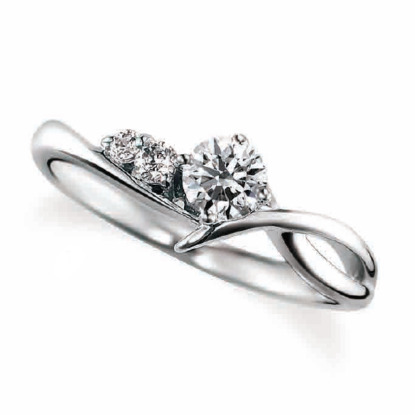 18K白金天然鑽石戒指托 (RS15Q4255)