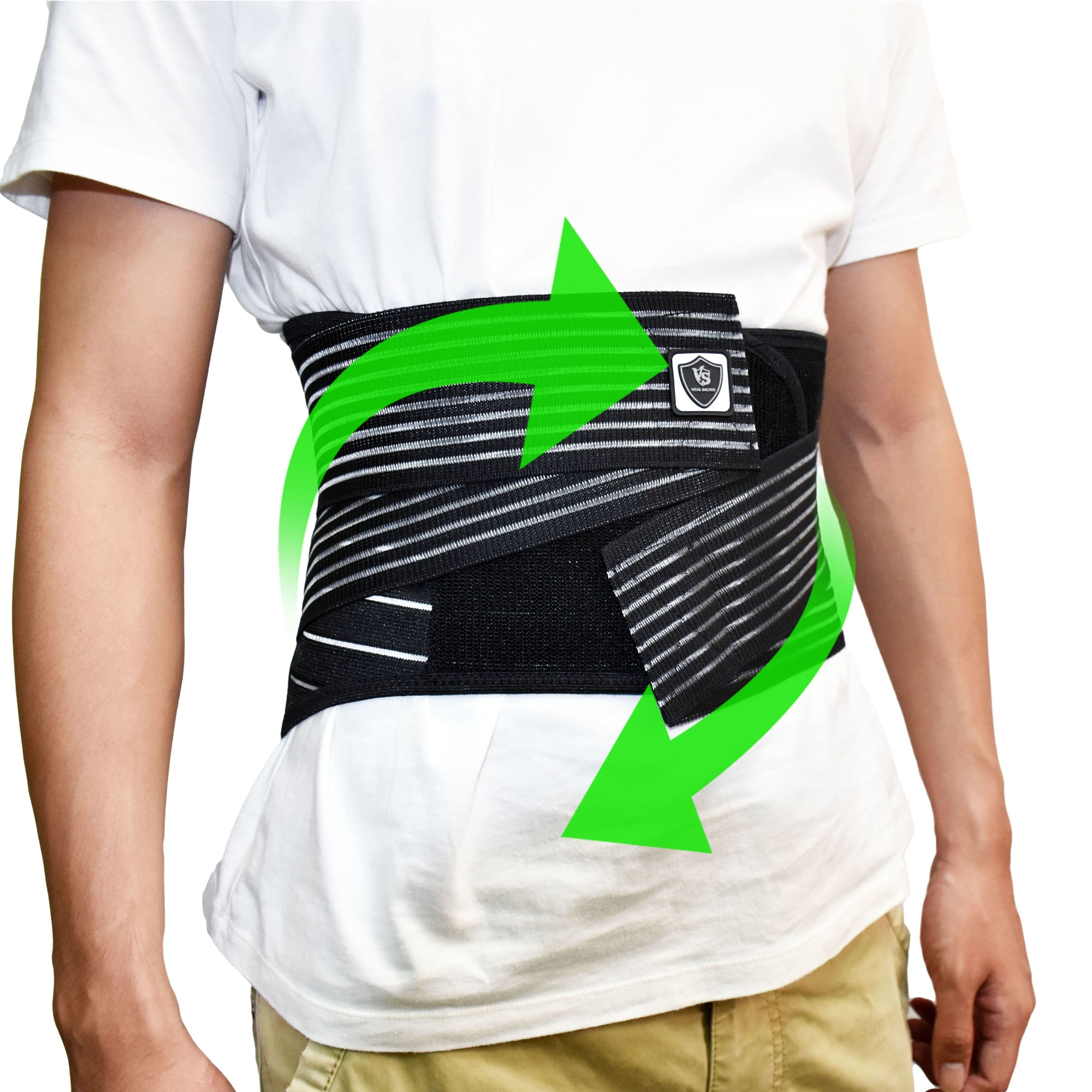 紗比優防護鍺9吋護腰穿戴教學