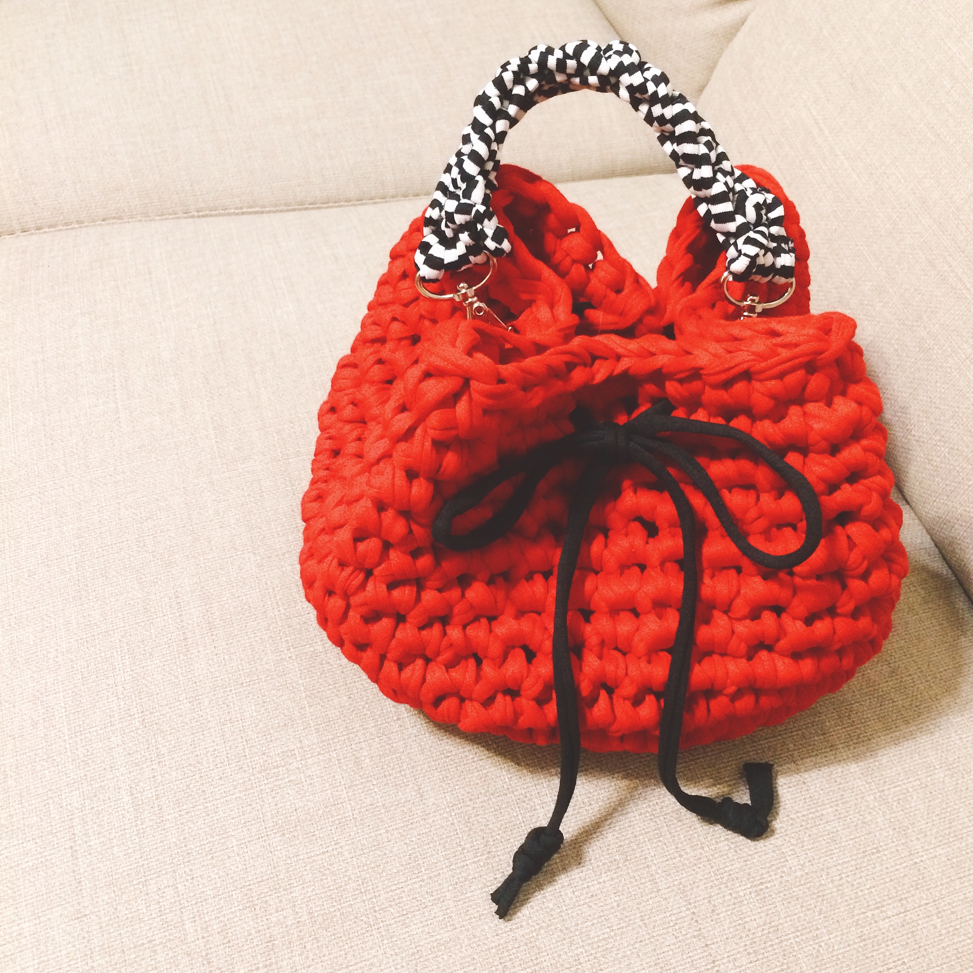 [線製集織圖] T恤布線水桶包-免費