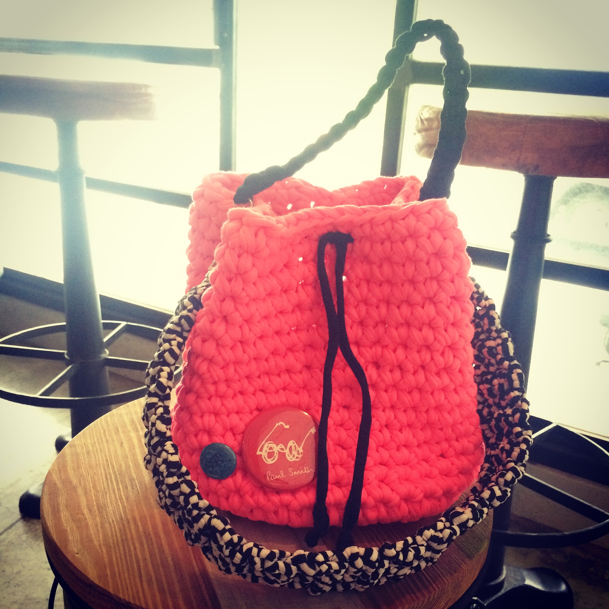 [線製集織圖] T恤布線水桶包-免費