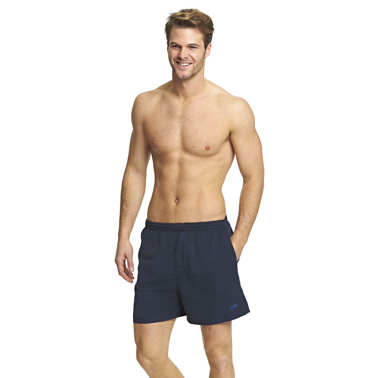 ZOGGS 男性休閒海灘褲-深藍色