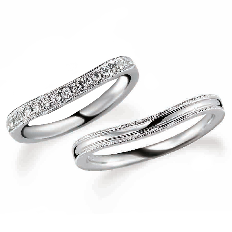 Cherish Milgram - Spunky 18K白金結婚戒指