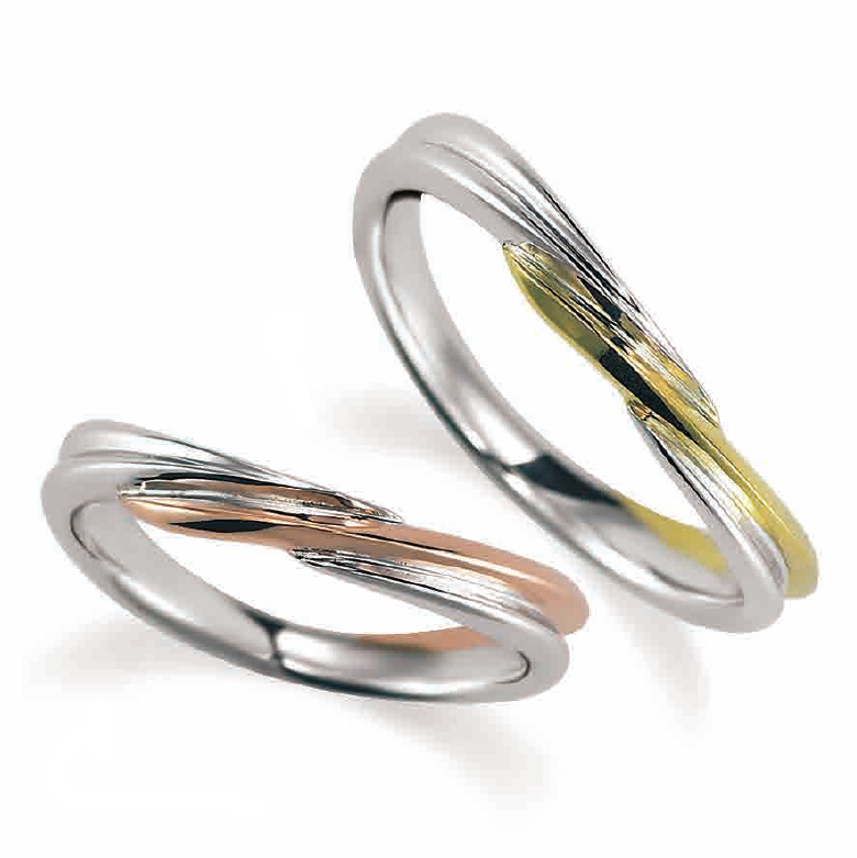 18K白金/黃金/玫瑰金結婚戒指