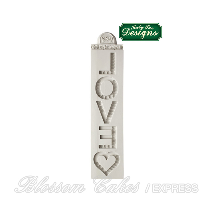 Katy Sue Creative Cake System - LOVE Letters - Silicone Mould