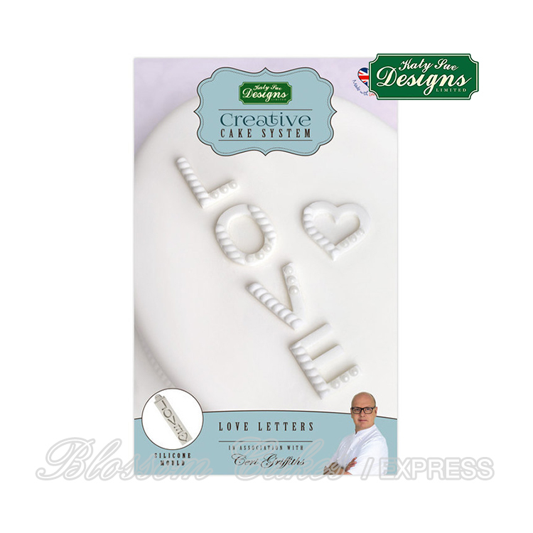 Katy Sue Creative Cake System - LOVE Letters - Silicone Mould