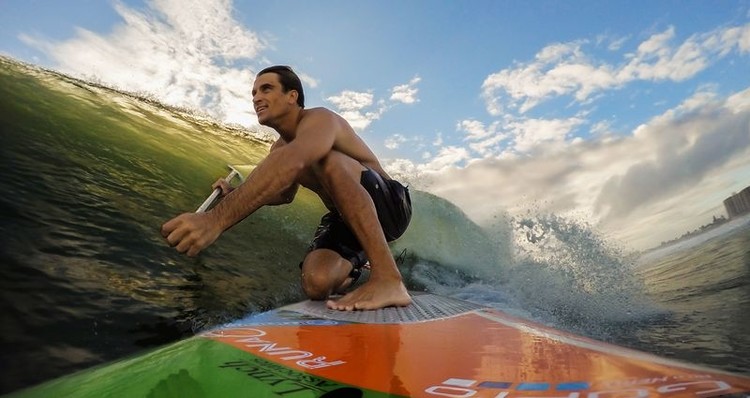 Gopro 原廠衝浪獨木舟sup 配件黏貼底座浪板sup 衝浪板固定座asurf 001