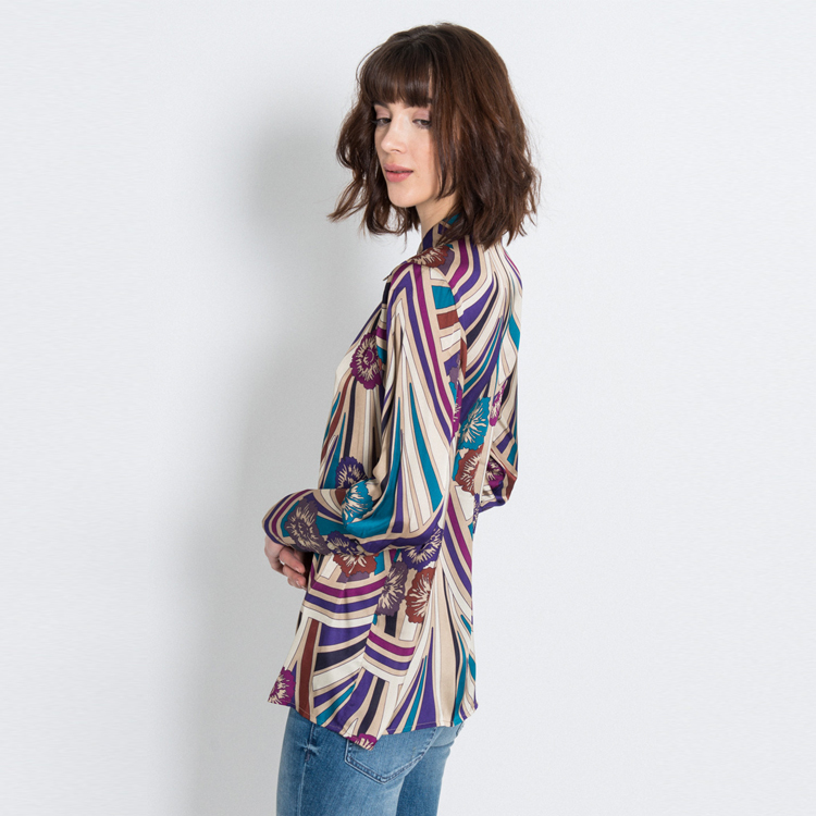 【Silvian Heach】古典對稱花版西裝外套