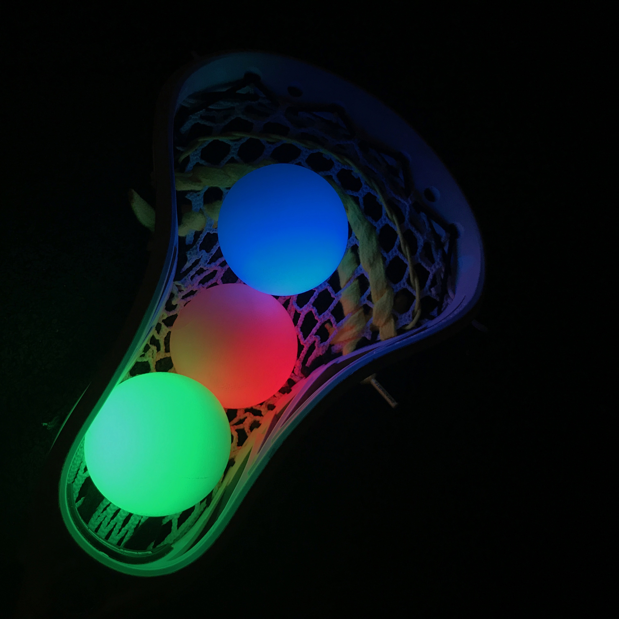 LED Lacrosse Ball 3 colors set