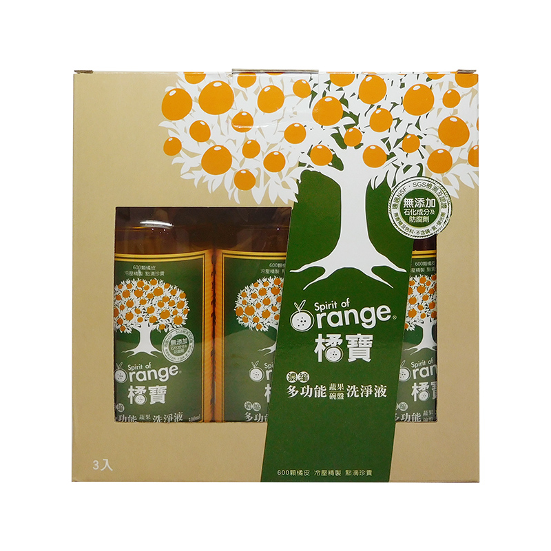 橘寶洗淨劑*3罐/組 (送1個噴頭) Vitamix TNC調理機指定專用 (陳月卿推薦)