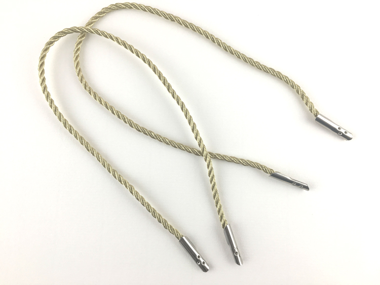 雙邊鐵頭/金色滾繩