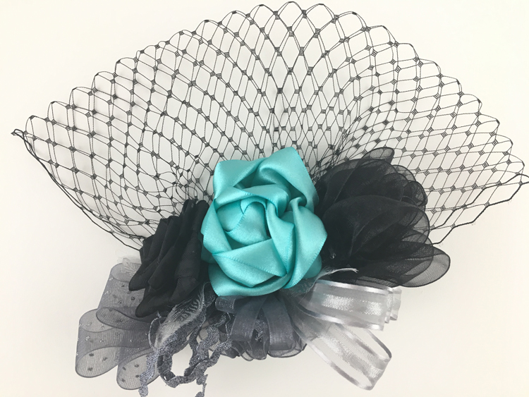 爵士女伶 禮帽/胸花