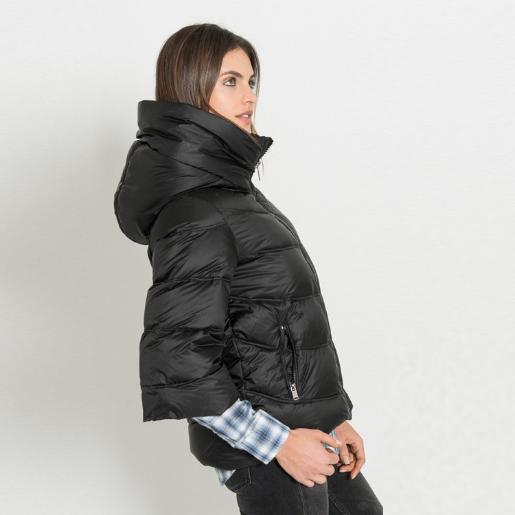 【Silvian Heach】七分袖羽絨連帽外套