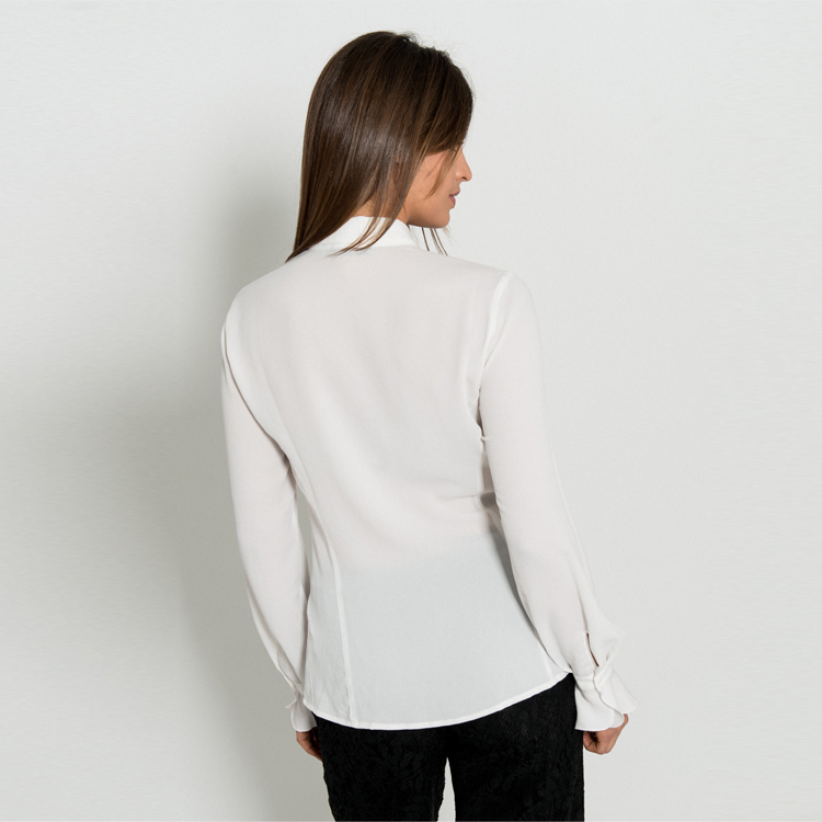 【Silvian Heach】荷葉飾襯衫