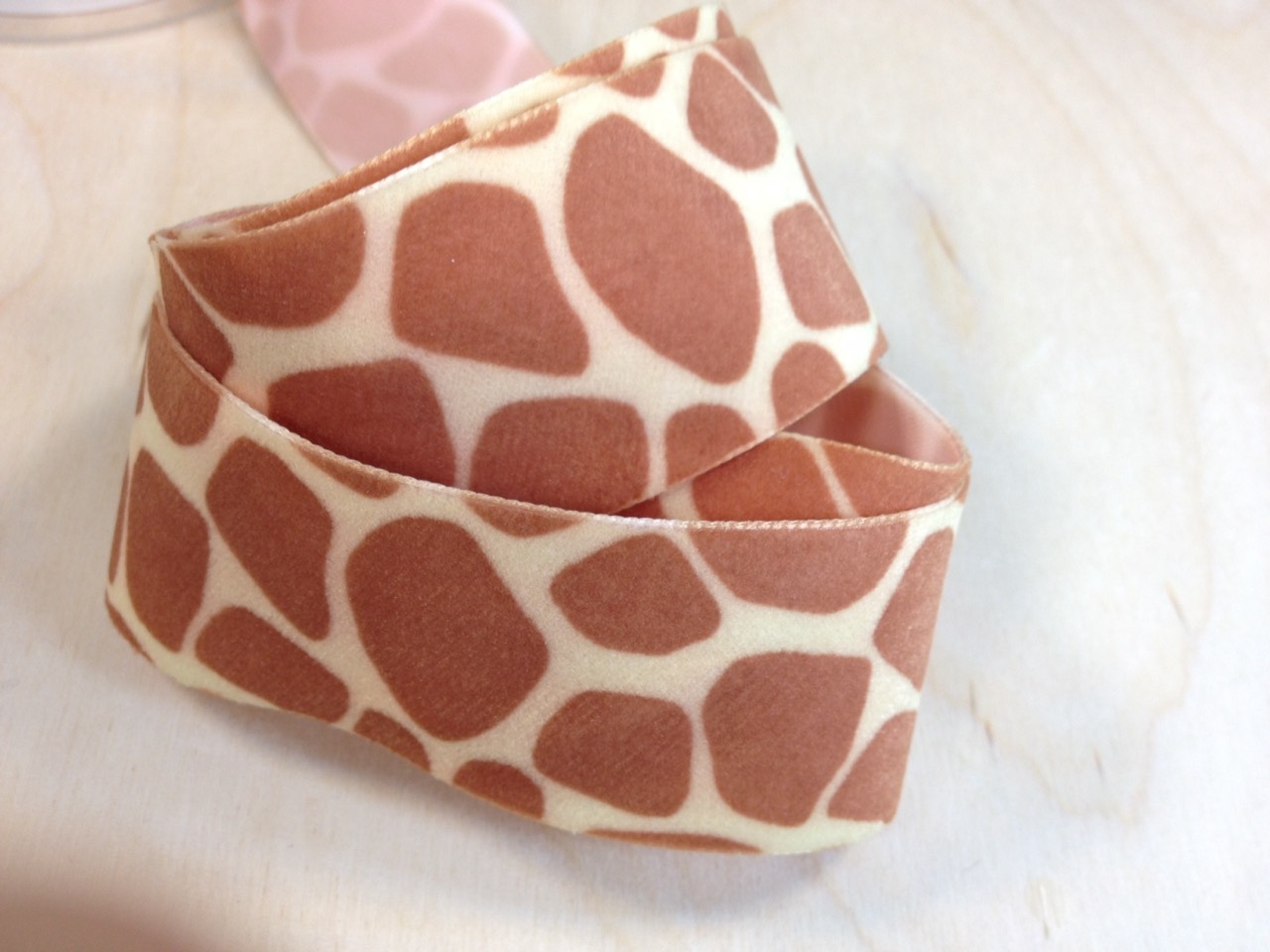 動物絨紋-長頸鹿紋