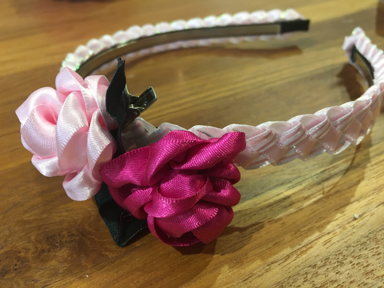 百變編織薔薇髮箍（可拆）