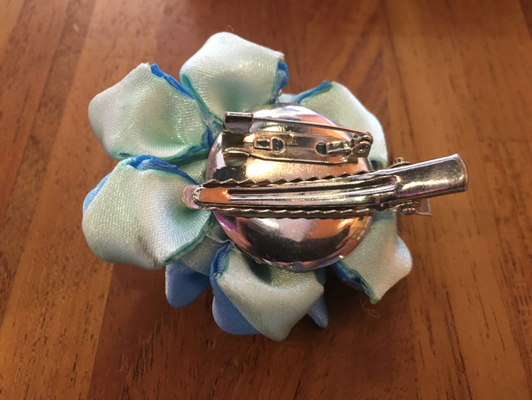 Kanzashi 雙色拼接 髮夾