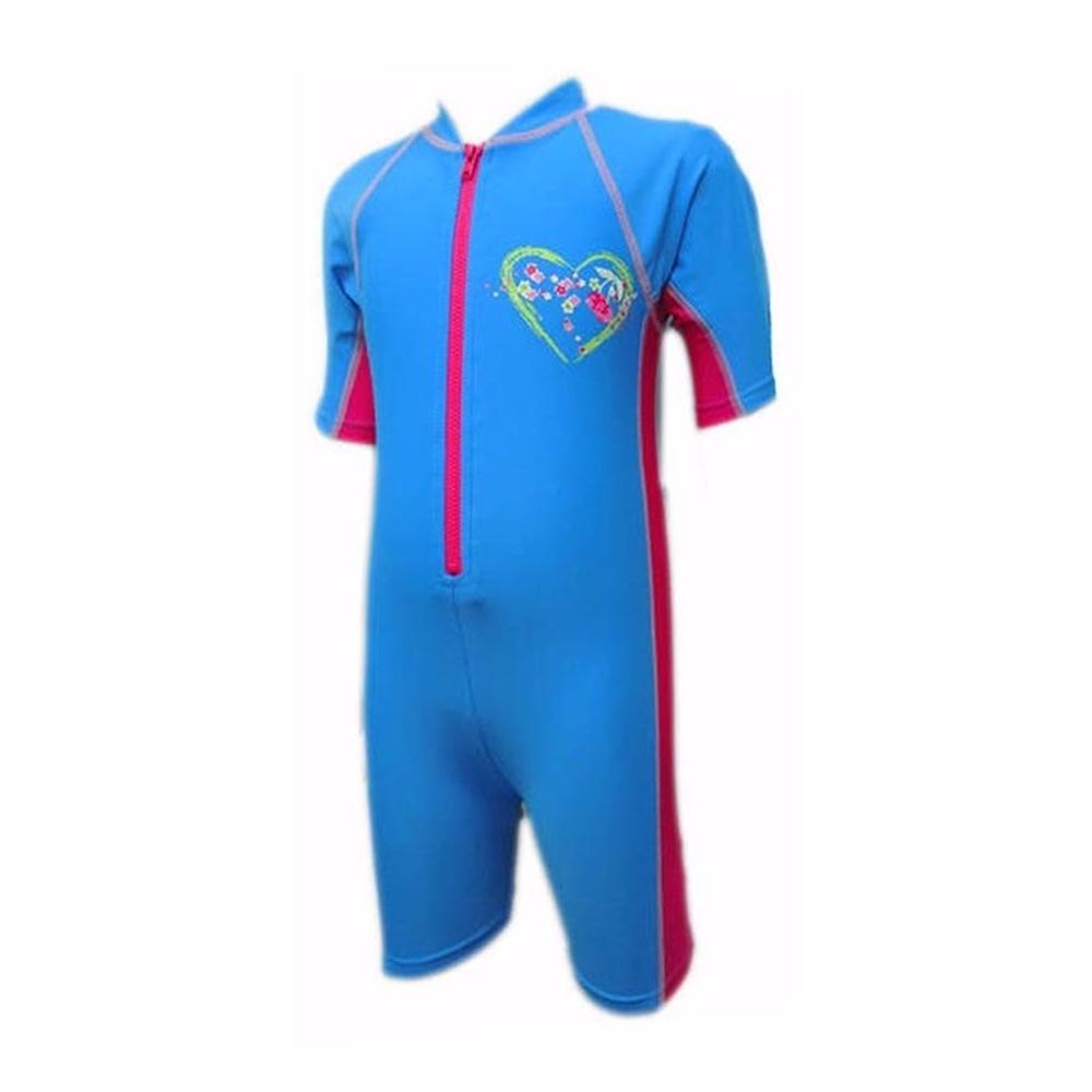 ZOGGS 幼童《愛心花》防曬連身泳衣