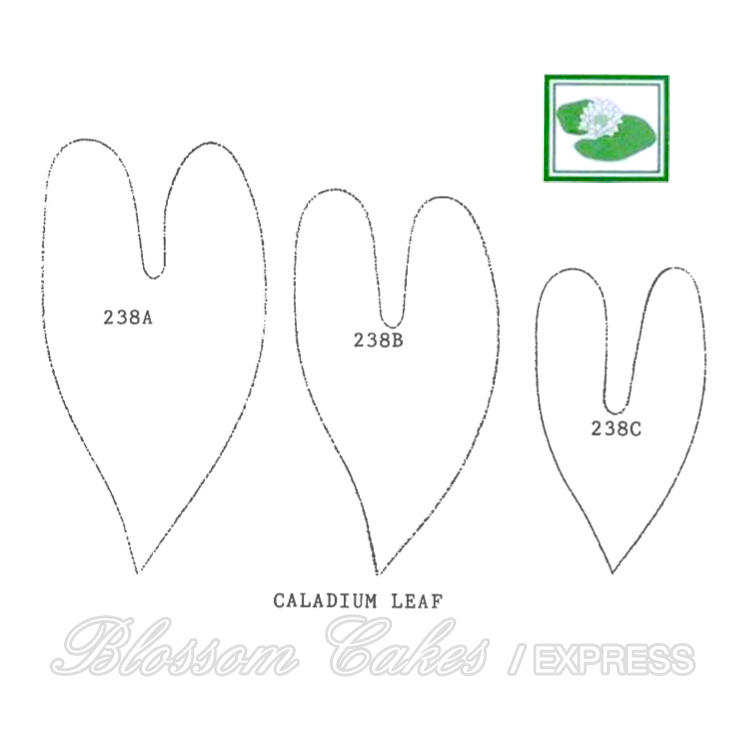 Framar Cutters - 238S Caladium Leaf Cutter Set