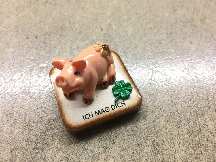 幸運歡樂陶瓷小豬