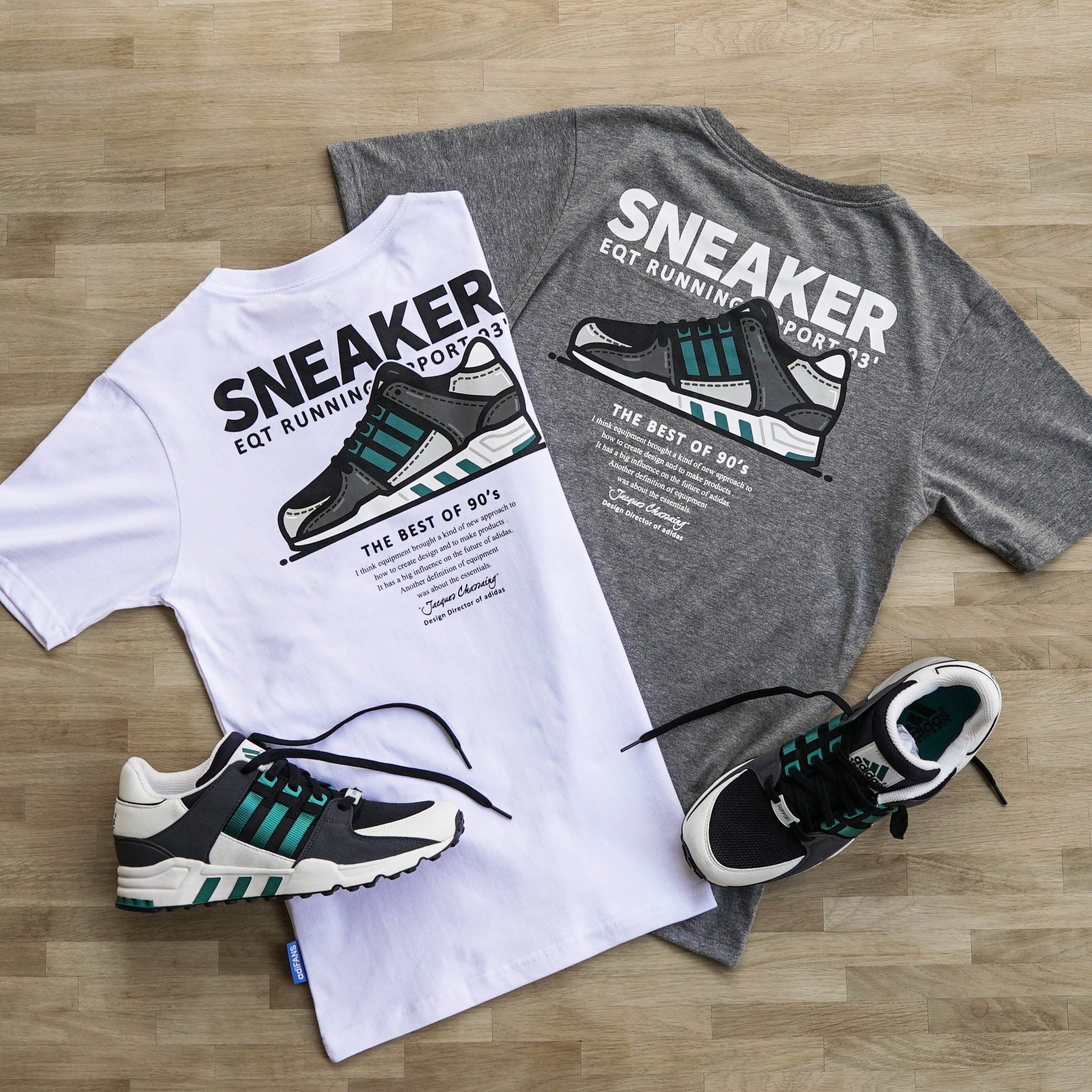 【 adiFANS 原創設計 EQT SUPPORT OG TEE 】