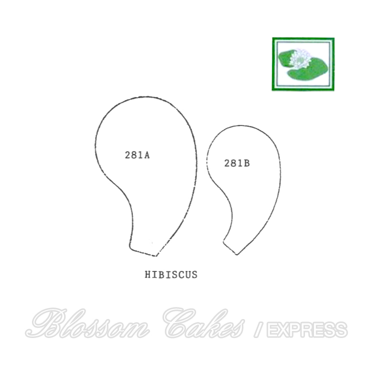 Framar Cutters - 281S Hibiscus Cutter Set