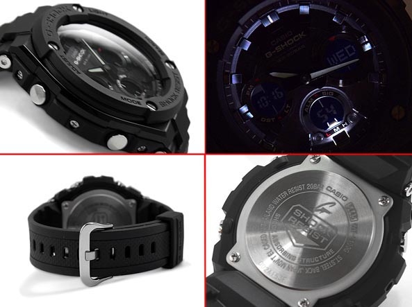 Buy Casio G-Shock GST-S100G-1B G-Steel Black Mens Watch