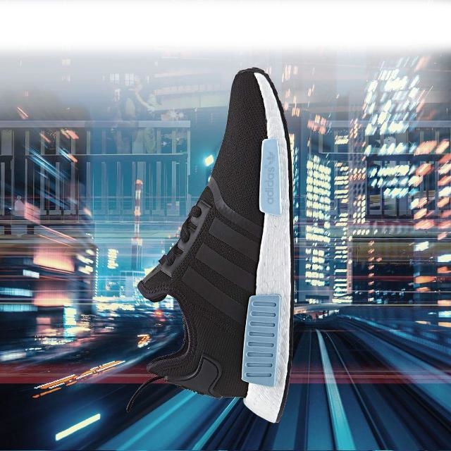 Adidas nmds 2024 black and blue