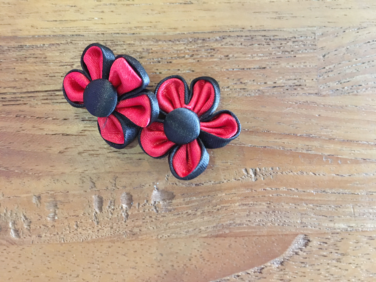 日式包釦五瓣花