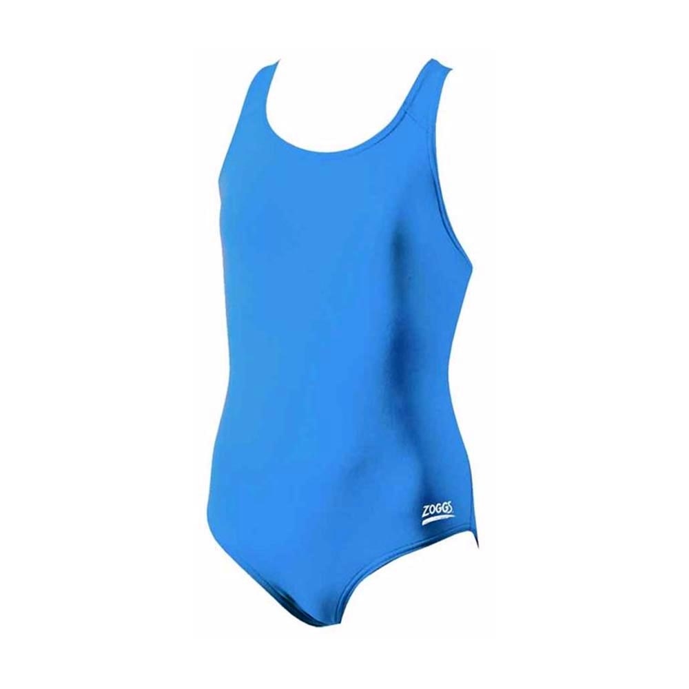 ZOGGS 幼童《亮藍》素色連身泳衣