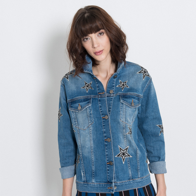 【Silvian Heach】星星牛仔外套